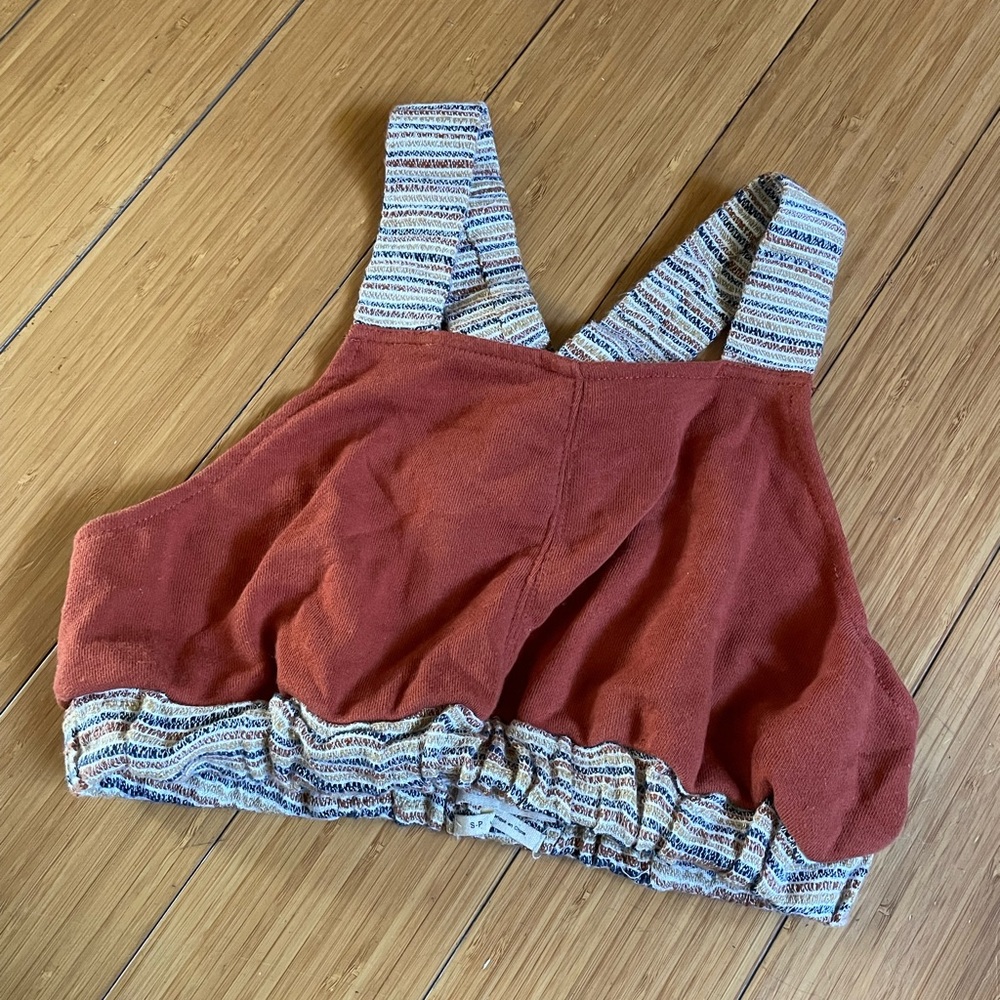 very cropped urban outfitters halter style top